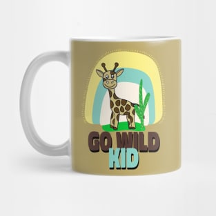 BABY Giraffe Art Go Wild Kid Giraffe Lover Mug
